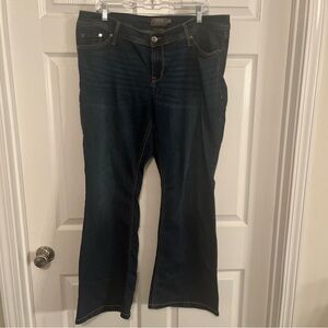 Torrid Dark Blue Flare Jeans